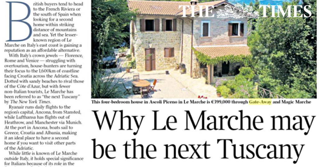 Why Le Marche may be the next Tuscany